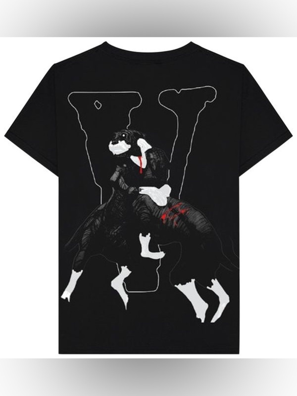 Vlone x City Morgue Dog T-Shirt 'Black' Size L